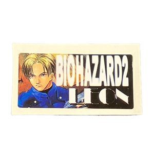 Sony‎ PlayStation 1 PS1 Biohazard Resident Evil 2 Leon VTG Memory Card Sticker